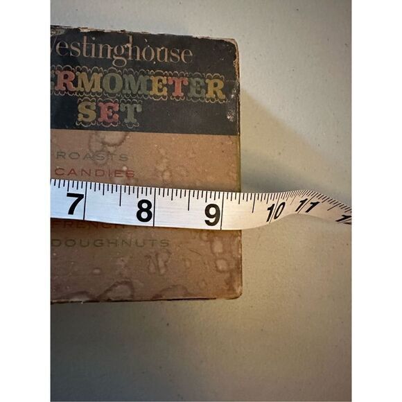 VINTAGE BOXED THE BETTY FURNESS WESTINGHOUSE THERMOMETER SET 1950S - Picture 8 of 9
